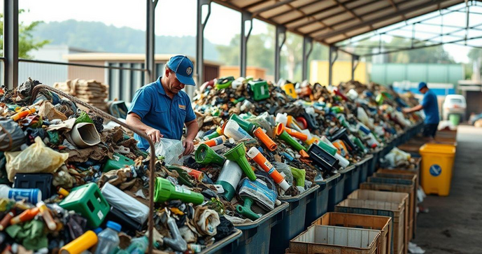 Empresa de coleta seletiva transforma resíduos em recursos sustentáveis e melhora o meio ambiente