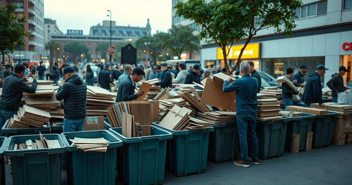 Coleta de papelão: descubra como participar e contribuir para a reciclagem