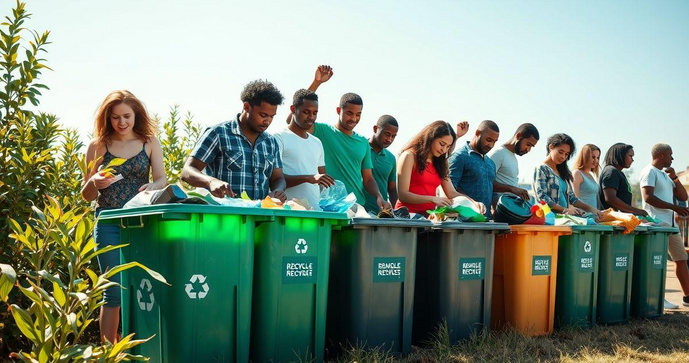 Empresa de coleta seletiva transforma resíduos em recursos valiosos para o meio ambiente