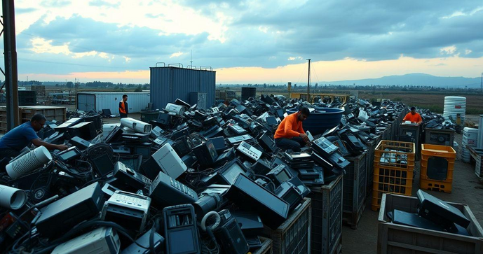Empresa de reciclagem de lixo eletrônico transforma resíduos em oportunidades sustentáveis